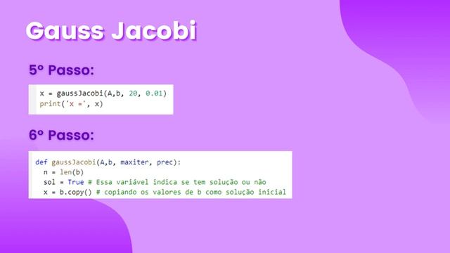 Tutorial de Python - Módulo #3 Sistemas Lineares e os métodos de Gauss-Jacobi e Gauss-Seidel смотреть онлайн