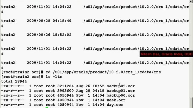 Backup and recovery of OCR - Oracle 10g - Part 1 смотреть онлайн