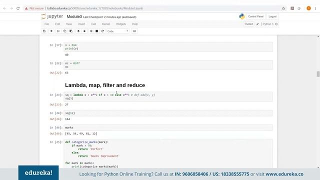 Functions and OOP in Python | Functions in Python | Edureka | Python Rewind - 4 смотреть онлайн