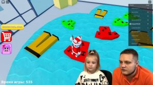 ПОБЕГ ОТ BABY POLLY - ROBLOX ВМЕСТЕ С МИЛАНОЙ И ПАПОЙ!