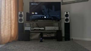 Q Acoustics Concept 40 + Pioneer A-40AE +  Qed Silver Anniversary XT