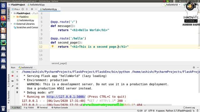 HOW TO ROUTE AN API IN FLASK смотреть онлайн