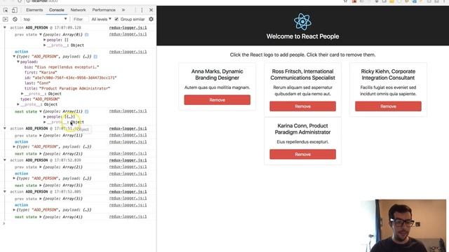 Debugging Redux Apps with redux-logger смотреть онлайн