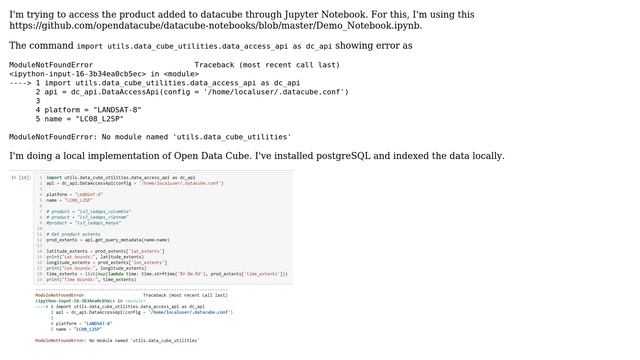 GIS: Accessing Open Data Cube through Jupyter Notebook смотреть онлайн