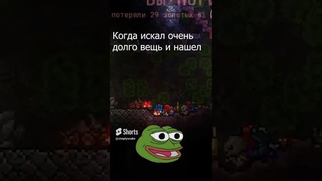 Когда искал очень долго вещь и нашел (Terraria Calamity) #shorts #tiktok