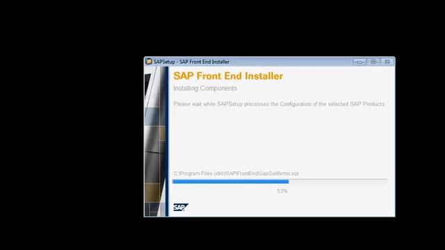 SAP GUI Installation steps смотреть онлайн
