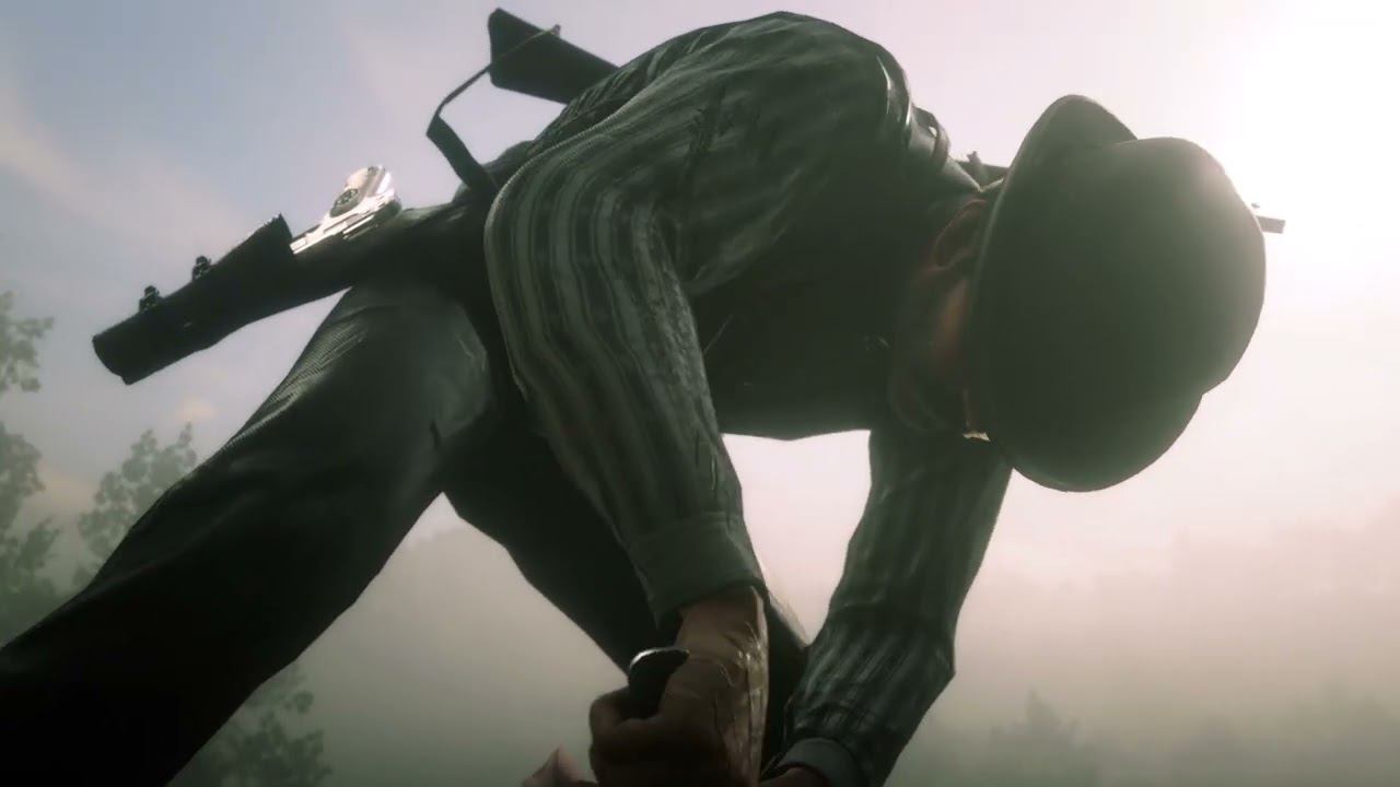 RDR 2 Охота на легендарного лося и рыбалка с легендарной радужной форелью смотреть онлайн