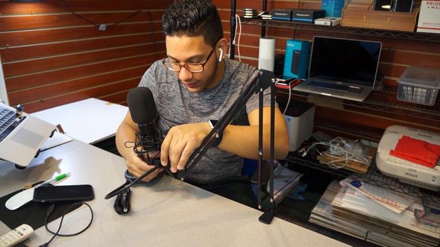 Podcasting TONOR Microphone USB plug-in Play REVIEW смотреть онлайн