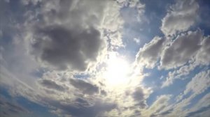 ФУТАЖ Небо, солнце, облака - Footage Sky, sun, clouds