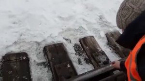 Измерение критических расстояний в крестовине ЦУП и ПШВ  (ширина колеи и желоба)