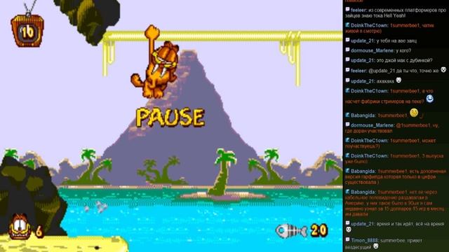 Garfield: Caught in the Act (Sega Genesis) - Прохождение смотреть онлайн