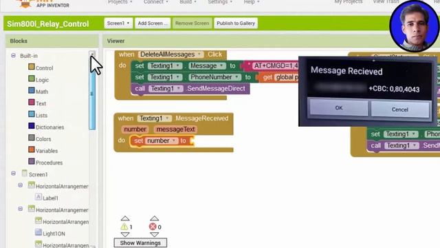 Sim800L MIT App Inventor Relay Control | GSM Based Home Automation | Part 2 смотреть онлайн