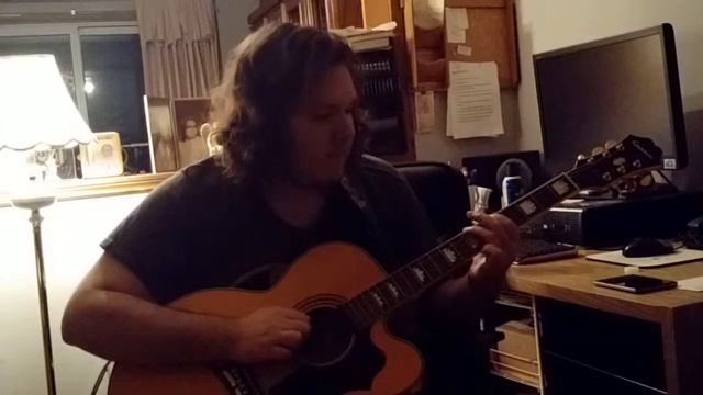 CJ playing his new electric acoustic guitar!!! смотреть онлайн