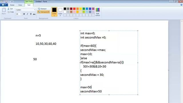 IP #2 How to find second Largest element in the given Array without using two loops and sorting смотреть онлайн