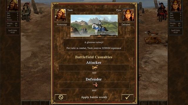 Heroes III Rocs vs Pit Fiends 99999 of each unit смотреть онлайн