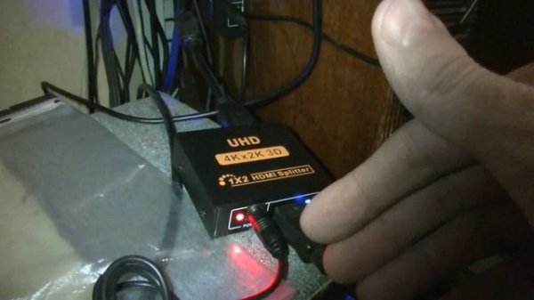 HDMI Splitter 1x2 FullHD, 4K, 3D