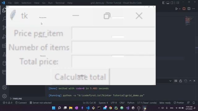 Tkinter tutorial for beginners #3.5: 2 Ways to Make grid() Responsive смотреть онлайн