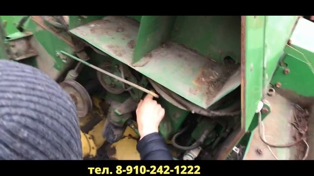 Обзор пресс подборщика John Deere 550 смотреть онлайн