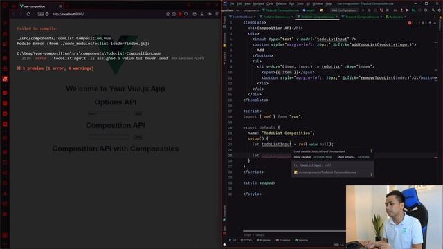 How to Use Vue 3 Composition API | Full Tutorial (PART 1 of 2) смотреть онлайн