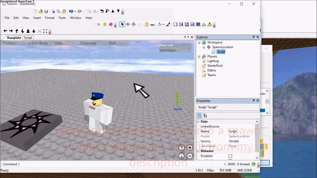 Custom brickcolor script on the 2007 roblox client! смотреть онлайн