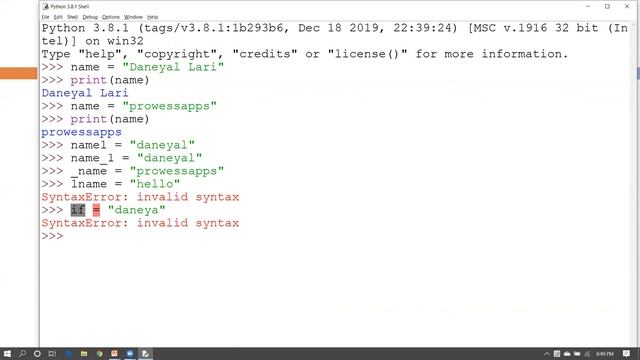 #5 Python Tutorial for Beginners | Variables in Python смотреть онлайн