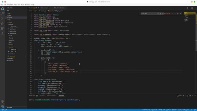 Python/Kivy POS System v2: 26 - Users Screen 02 смотреть онлайн