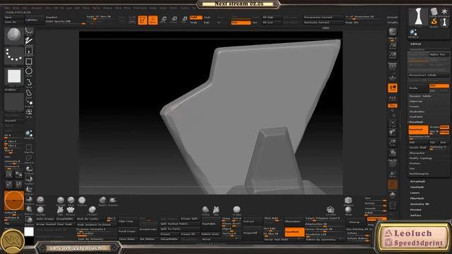 Modeling with Leoluch - Скульпт Стилизованной Карты смотреть онлайн