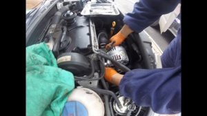 How to change a Skoda Fabia generator / Как поменять генератор Skoda Fabia
