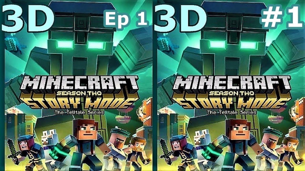 Minecraft SM S 2 Ep1 #1 3D SBS VR box google cardboard video смотреть онлайн