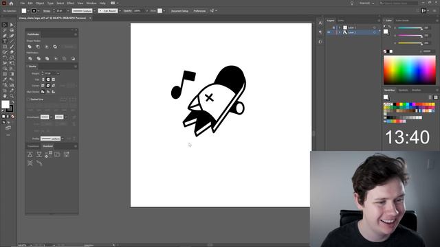 Worlds TIGHTEST Deadline! Logo Design and Animation Challenge смотреть онлайн