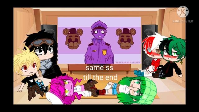 Mha React To William Afton| Mha/bnha X Fnaf