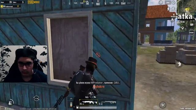 PUBG MOBILE | SNIPERSKIY ZONA Mk14da SKVADLA MINUS | смотреть онлайн