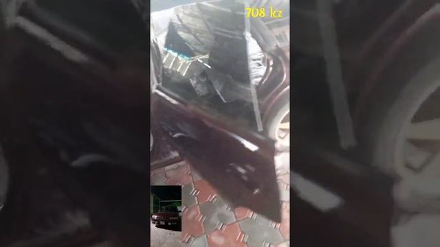 Приклеиваю боковые накладки на двери, SUBARU LEGASY. смотреть онлайн