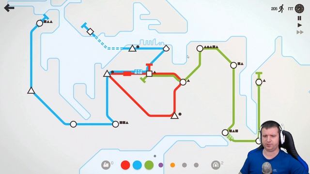СТРОИ МАЛЕНЬКОЕ ГИПОТЕТИЧЕСКОЕ МЕТРО ОКЛЕНДА ? Mini Metro #24 смотреть онлайн