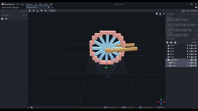 How To Use Bones In Blockbench - Shared Pivot Points смотреть онлайн