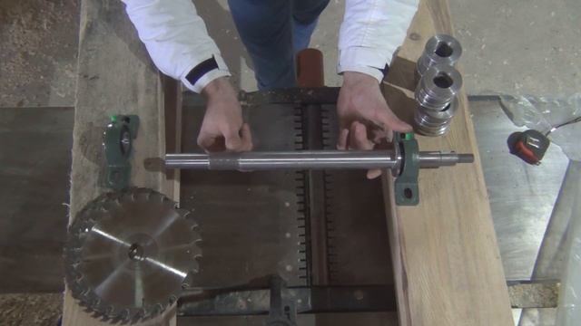 Изготовление многопильного станка. Вал для многопила DIY смотреть онлайн