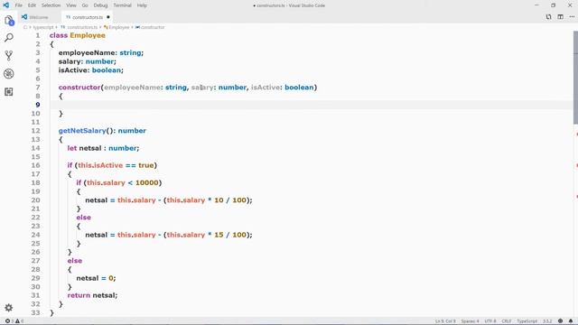 Constructors in TypeScript | TypeScript Tutorial смотреть онлайн