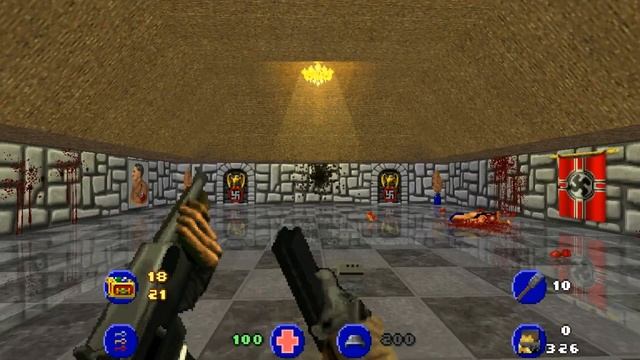Brutal Wolfenstein 3D v5.0 (PC) - All Weapons Demonstration смотреть онлайн
