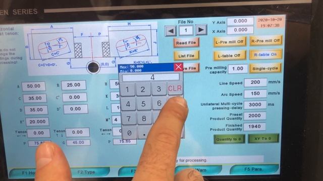 Шипорезный станок QUADRO YRT 100CNC задание программы смотреть онлайн