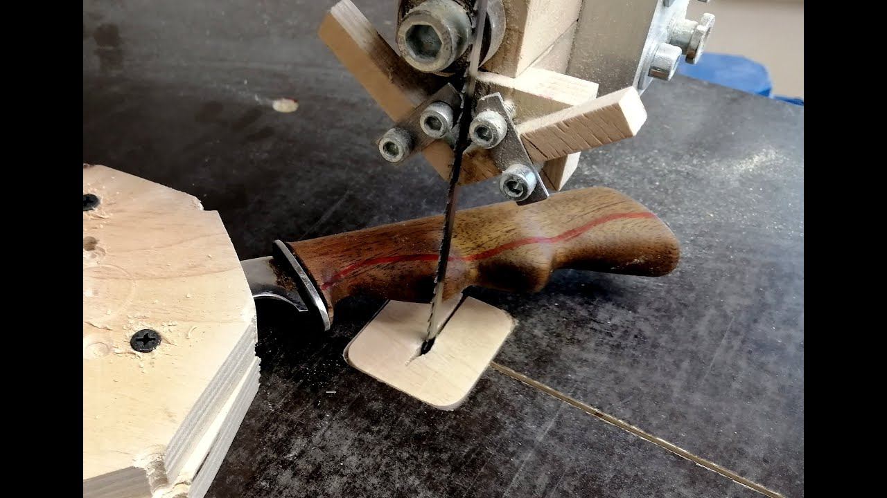 Доработка ножа с помощью ленточной пилы. смотреть онлайн