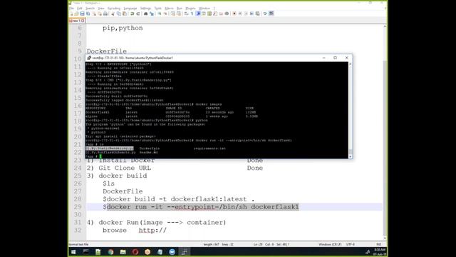 Docker + Python + Flask + Deployment | python class room training 23 смотреть онлайн