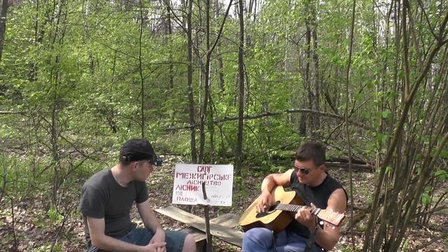 В. Пресняков - Спит придорожная трава (кавер в Пуще в Межигорских Дубках) смотреть онлайн