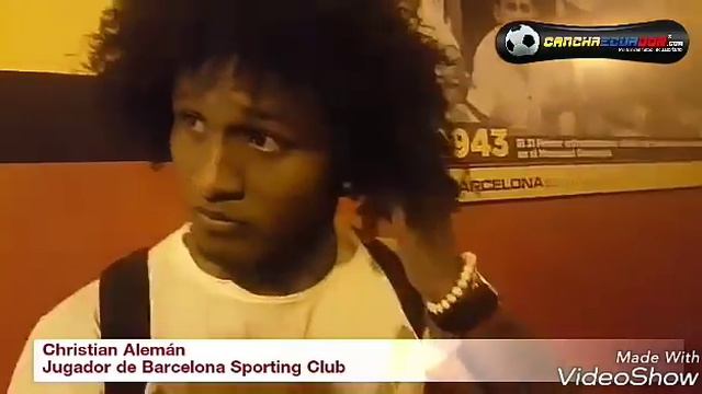 Christian Alemán, jugador de Barcelona sobre triunfo ante Fuerza Amarilla смотреть онлайн