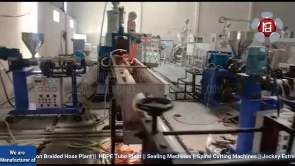 Machine for Agricultural lldpe delivery lapeta pipe making plant, Machines by RD Engineering Works™