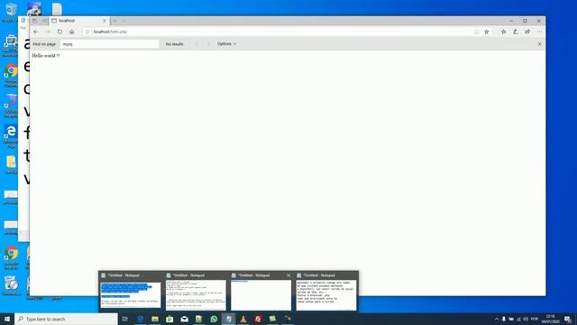 Iniciando o seu primeiro script hello world em php смотреть онлайн