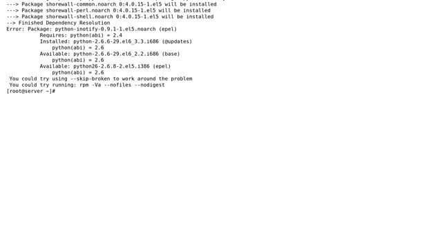 CentOS: Yum Dependency Problems смотреть онлайн