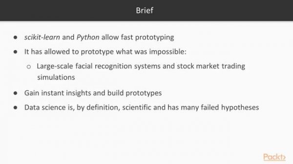 Effective Prediction with Machine Learning : The Course Overview | packtpub.com