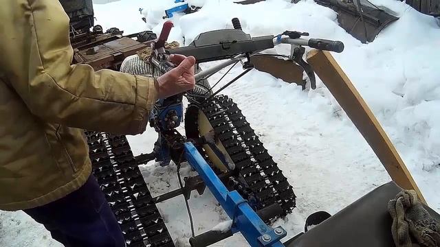 убираем ЛЮФТ ШКВОРНЯ на МОТОБЛОКЕ смотреть онлайн