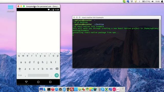 React Native Cơ bản : Cài đặt React Native trên ubuntu và chạy ví dụ смотреть онлайн