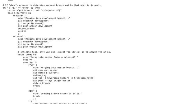 Shell script to assist with branch management for tasks in git (2 Solutions!!) смотреть онлайн
